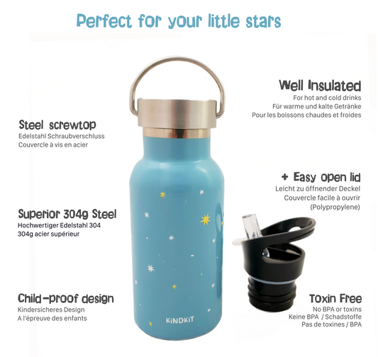 ‘Lucky Star’ Edelstahl Thermosflasche (350 ml)