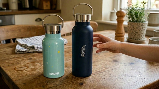 KiNDKiT Edelstahl Trinkflasche Größen Ratgeber Kind