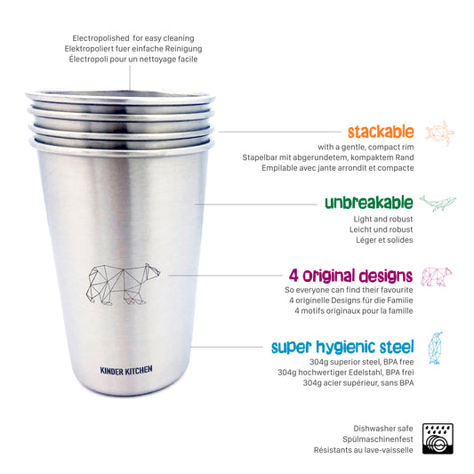 'Geometrische Meerestiere’ (450ml/x4)