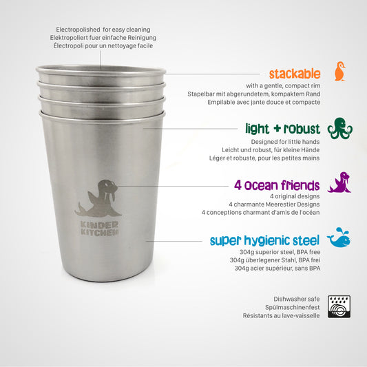 ‘Freundliche Meerestiere’ (280ml/x4)