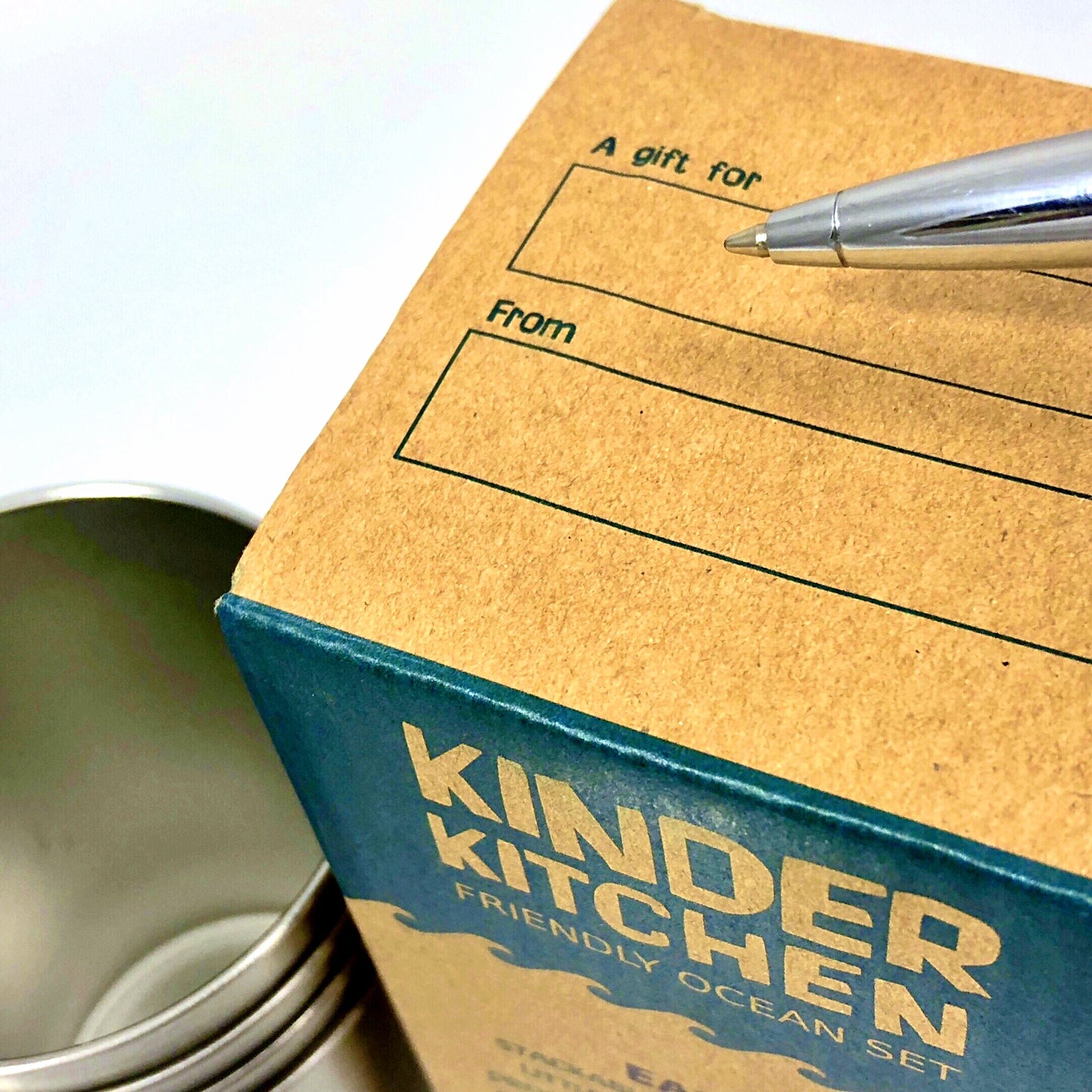 Das Ozean-Komplettset – Brotdose & Becher-Set (800ml Lunchbox + 4x 280ml Becher)