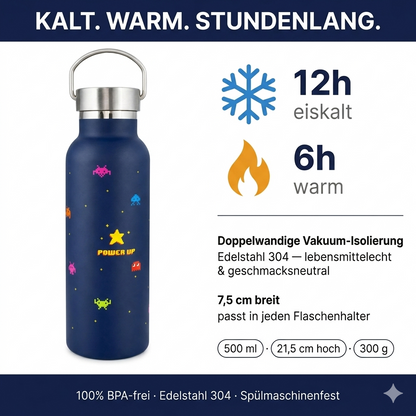 ‘Power Up’ Thermosflasche (500 ml)