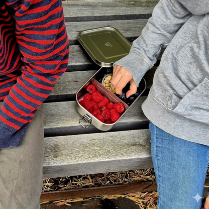 "Happy Whale" - Leak-proof stainless steel lunch box 