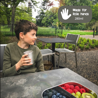 Edelstahl Kinderbecher Set 280ml (4er) – Ozeanfreunde