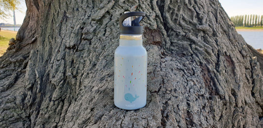‘Magic Whale’ Edelstahl Thermosflasche (350 ml)