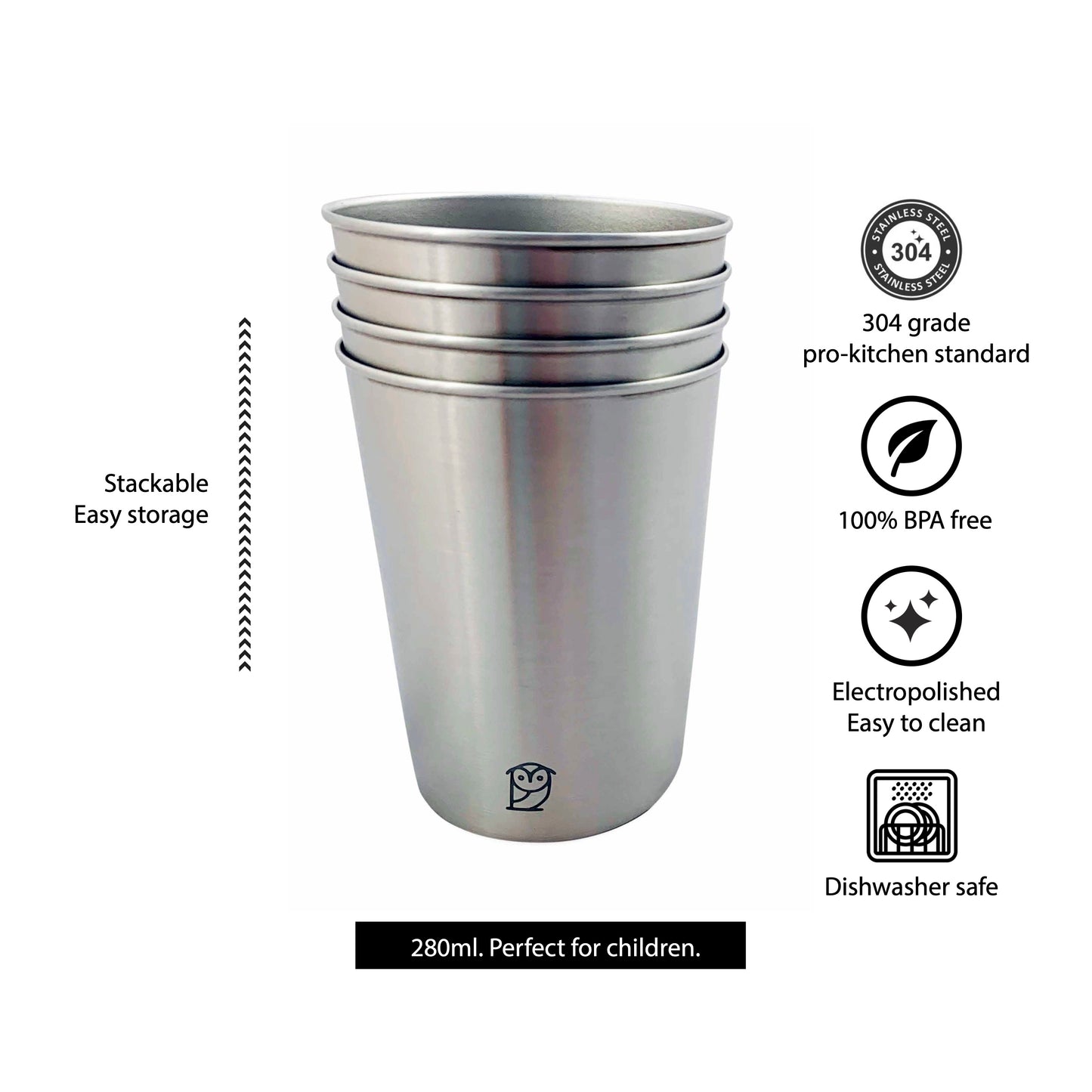 Friendly Forest Animals' (280ml/x4)