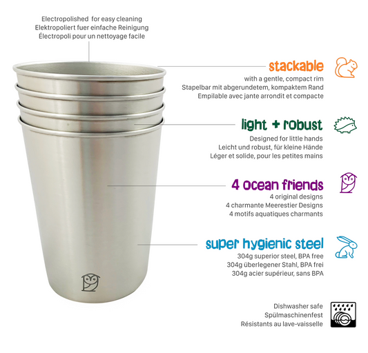 ‘Freundliche Waldtiere’ (280ml/x4)