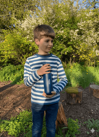 Geometric Penguin Stainless Steel Bottle – Modern Design, All-Day Hydration